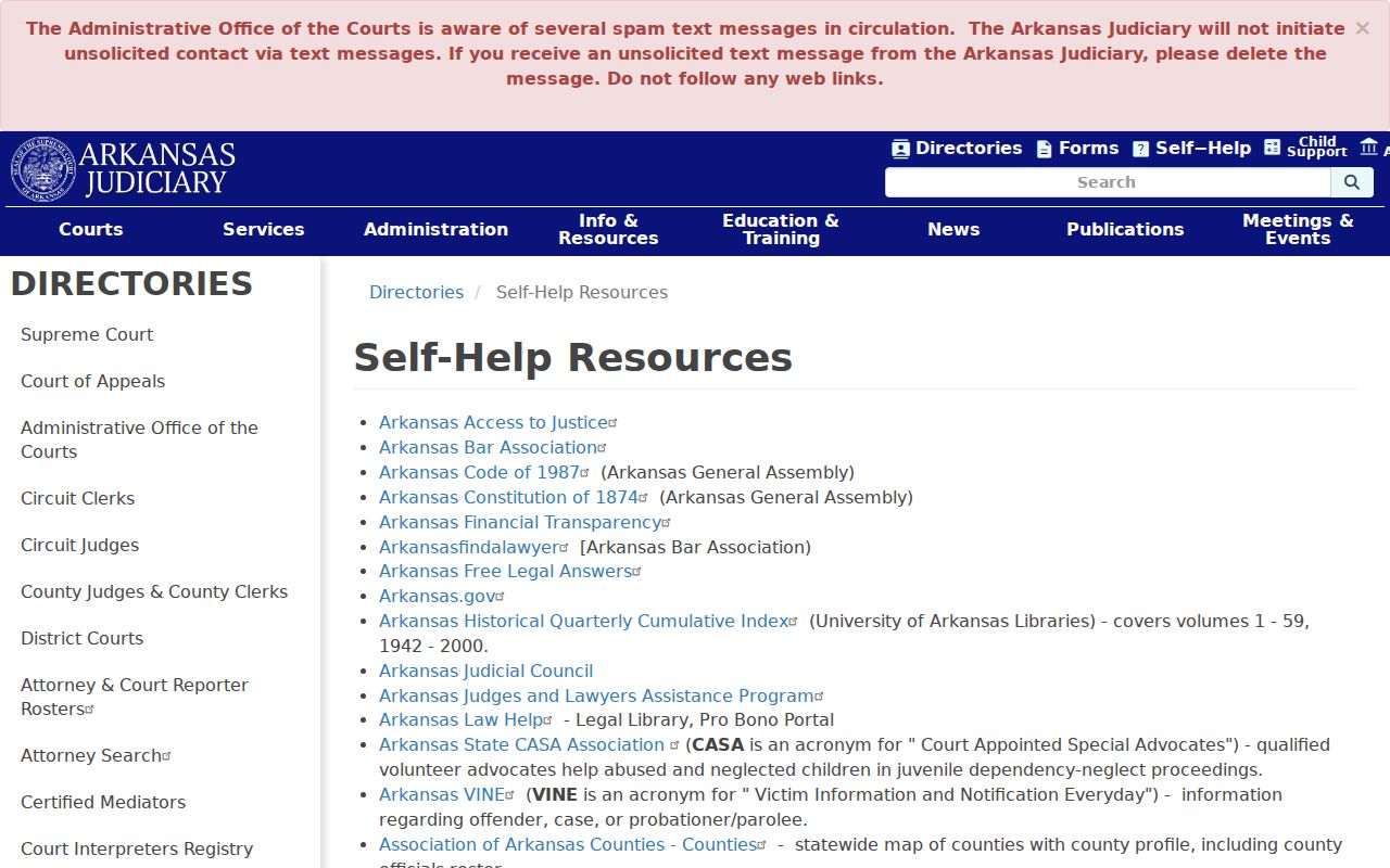 Arkansas public court record resources used for Foreman court records